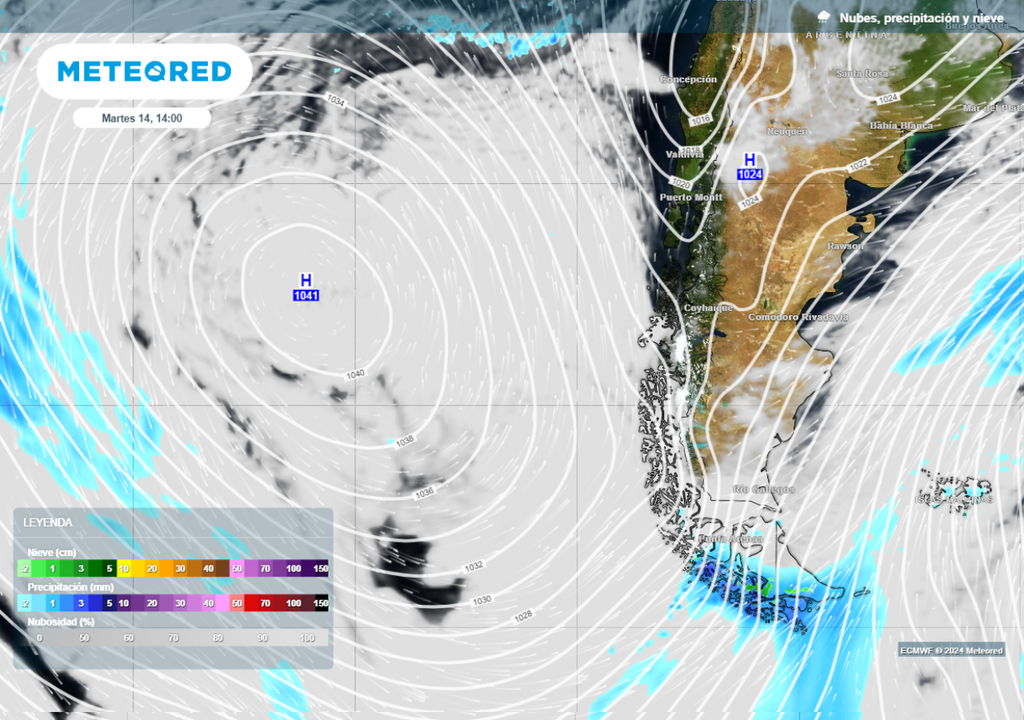 mapa de precipitaciones y nubes. mapa de precipitaciones y nubes.