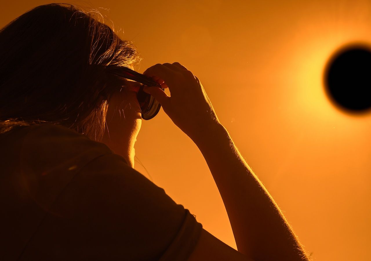 En España también podremos ver el eclipse de sol del 8 de abril, pero sólo de forma parcial y en dos zonas del país.
