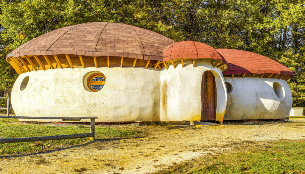 Domaine de Dienne Os alojamentos são originais. Foto: Domaine de Dienne