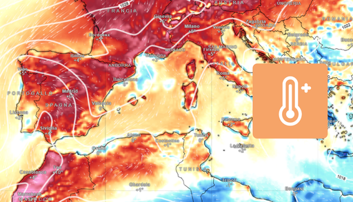 Dorsale africana verso l&rsquo;Italia: domenica 24 il caldo anomalo (fino a +9 &deg;C) unir&agrave; Marrakech a Milano