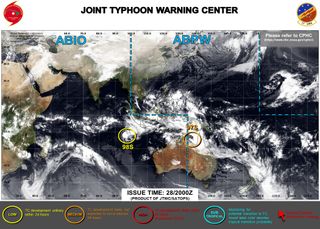 Dos bajas tropicales monitorizadas y categorizadas como Invest