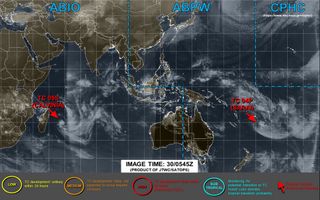 Dos ciclones tropicales para terminar el año 2019