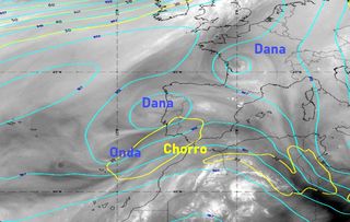 Dos danas, baja térmica y tormentas para el fin de semana