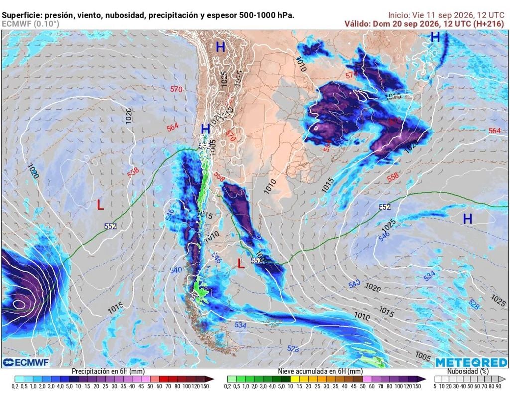 Un nuevo evento de lluvias llegaría la próxima semana: queda mucho, pero hay que mantenerse alertas.