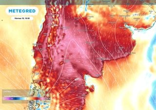Dos frentes atravesar&aacute;n la Patagonia con r&aacute;fagas de m&aacute;s de 80 km/h y temperaturas de hasta 29 &deg;C