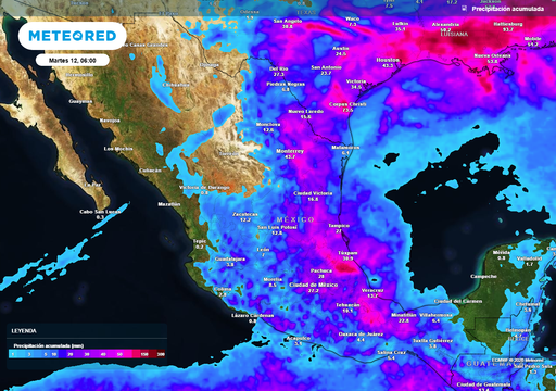 &iexcl;Dos frentes fr&iacute;os en camino a M&eacute;xico! Fuertes tormentas estar&aacute;n extendi&eacute;ndose en m&aacute;s de 20 estados el fin de semana