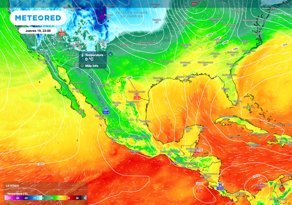 Las temperaturas mínimas más frías, se dejan sentir sobre sierras del Norte y Noroeste.