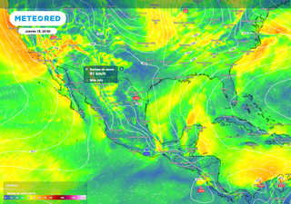 ¡Advertencia! Dos frentes fríos y sus masas de aire, invaden el Norte de México con vientos salvajes, lluvia y heladas