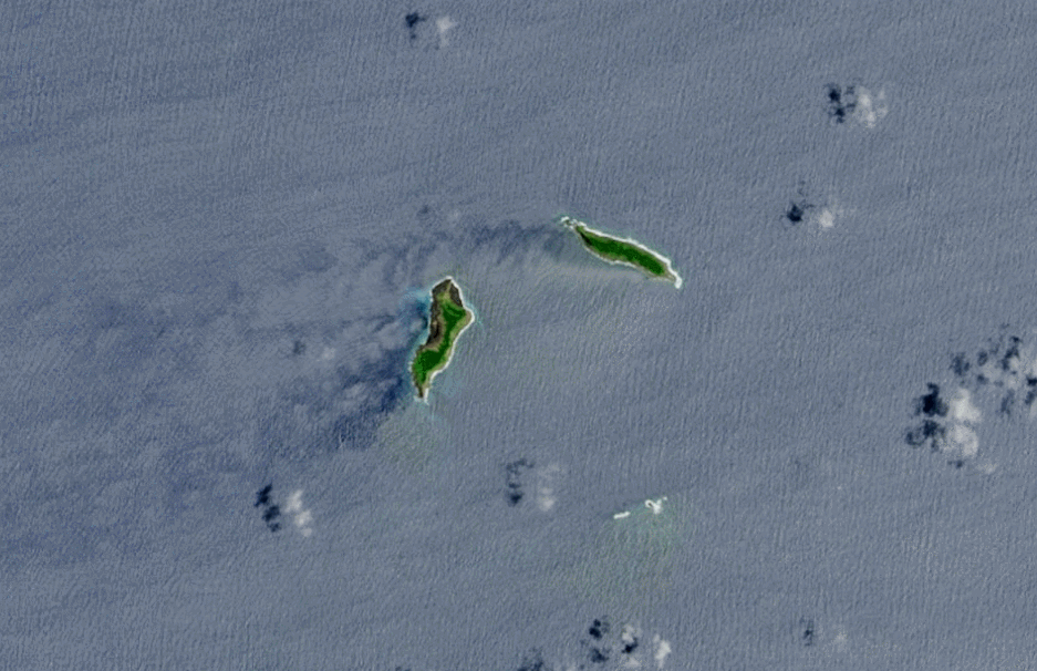 Dos islas conectadas en el Pacífico