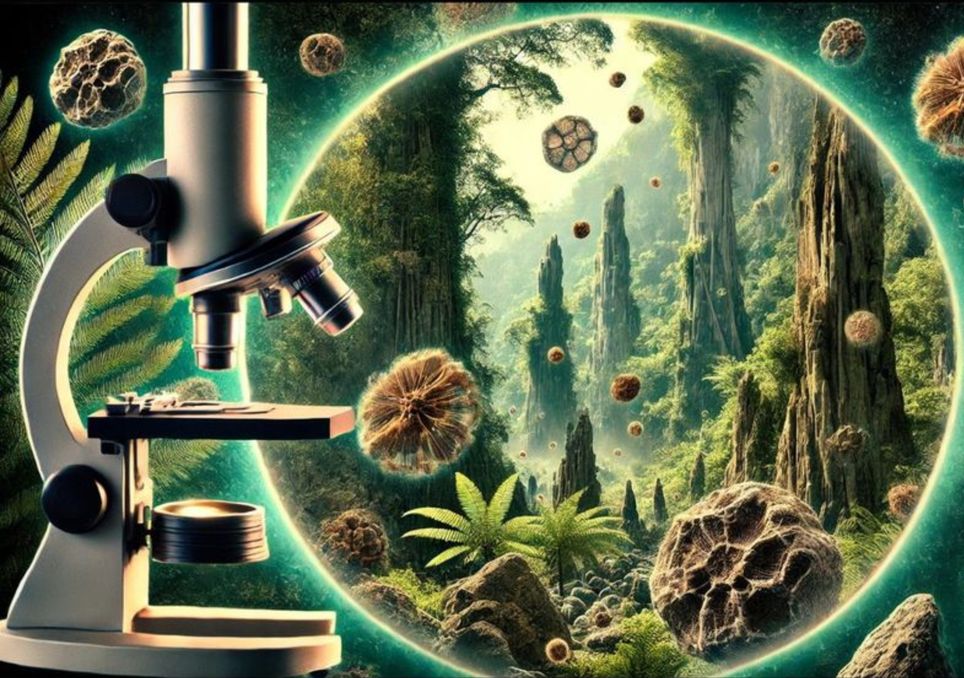 Dos minúsculos granos de polen revelan el misterioso origen de los bosques tropicales asiáticos Polen.