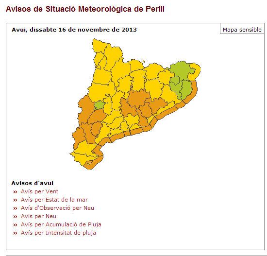 Dos Mundos Diferentes En Avisos Meteorológicos