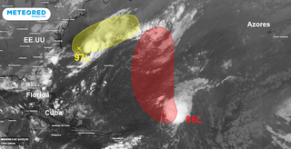 Dos ondas tropicales en el Atlántico Norte: una de ellas podría ser la futura tormenta tropical Emily