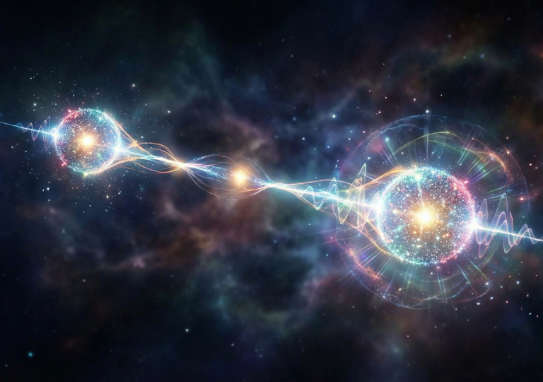 Dos part&iacute;culas a distancia se comportan como si fueran una: as&iacute; es el a&uacute;n indescifrable entrelazamiento cu&aacute;ntico