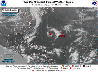 Dos tormentas tropicales en los próximos días: Caribe y Atlántico