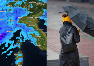 Dove pioverà domani, Mercoledì 29 Ottobre? In questa regione del nord-ovest dell'Italia, fino a 10 mm previsti