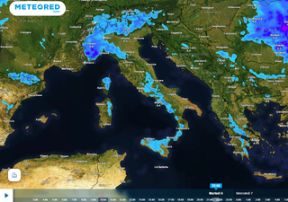 Dove pioverà in Italia questa settimana? Ecco le previsioni del modello di Meteored