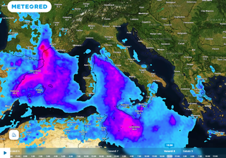 Dove pioverà in Italia questa settimana? Le previsioni del modello di Meteored 