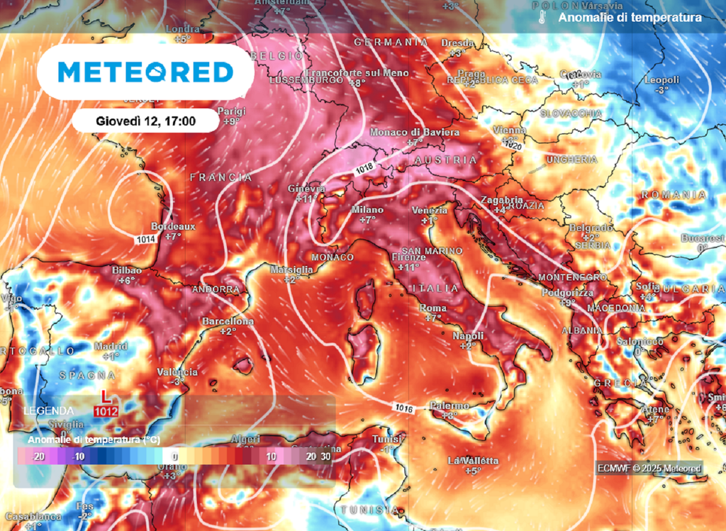 mappe meteo caldo mappe meteo caldo