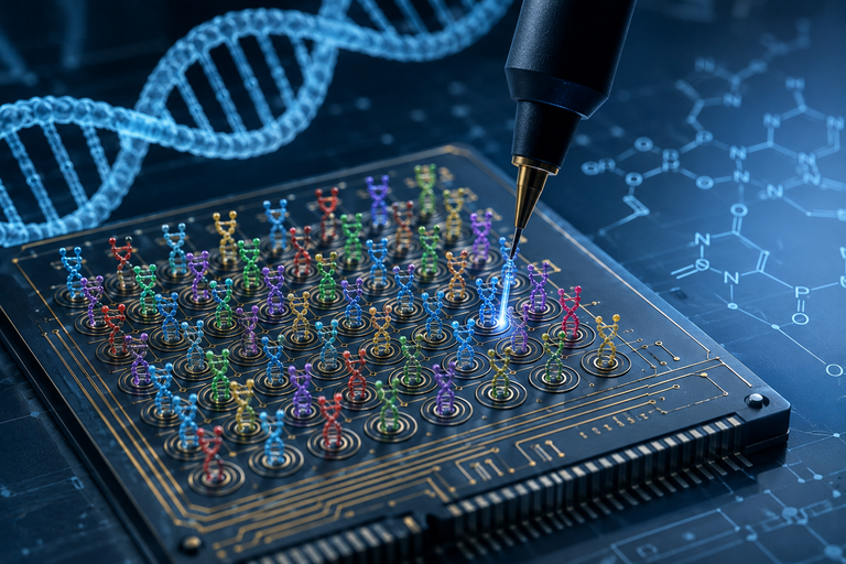 Gli scienziati di Harvard hanno trasformato un chip di silicio in una macchina per scrivere il DNA