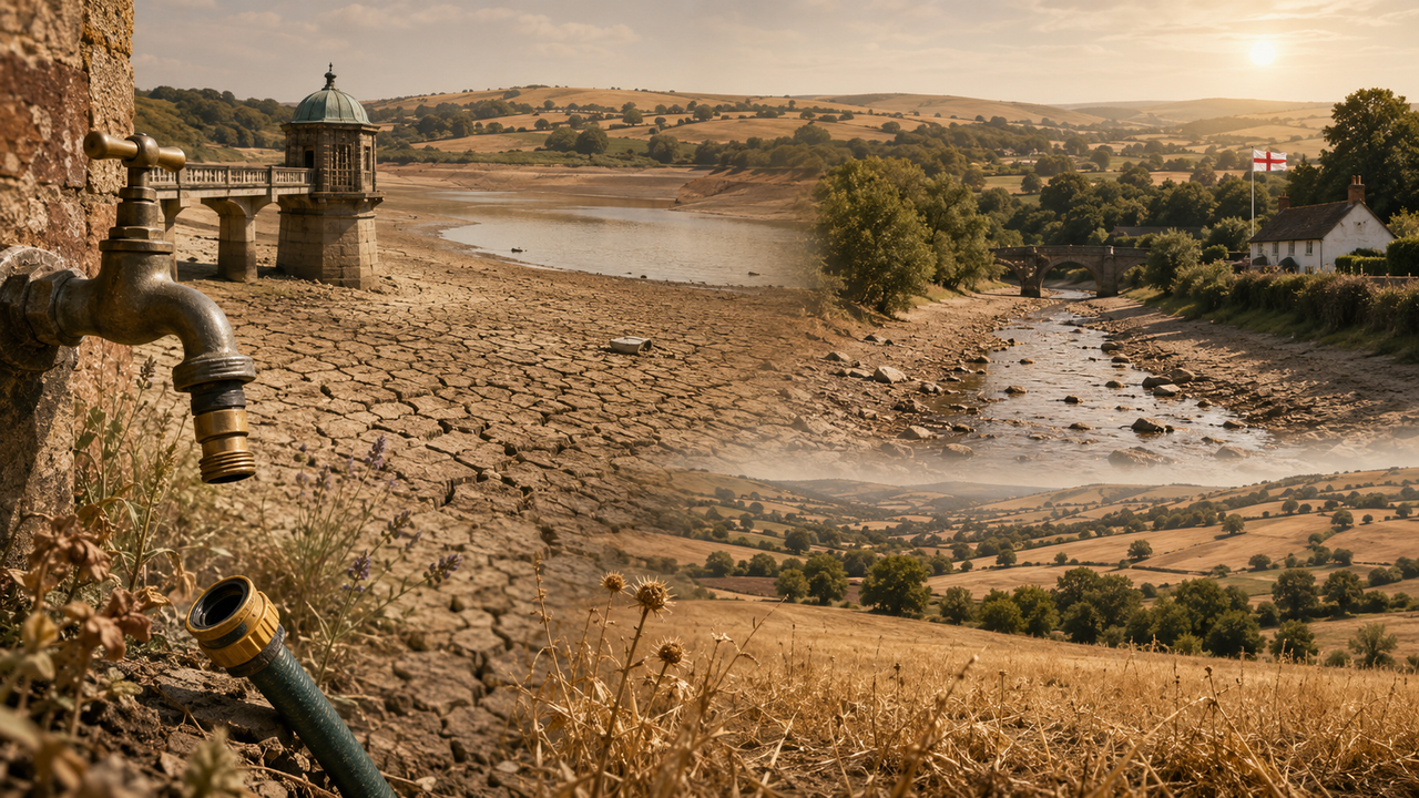 Parts of England are one step away from drought as rivers hit 'exceptionally low' levels, climate experts warn