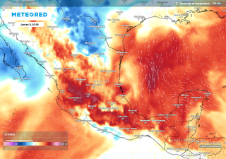 Drásticos cambios meteorológicos en México: 'Calor superará 45 °C lunes a miércoles, seguido de importante frente frío'