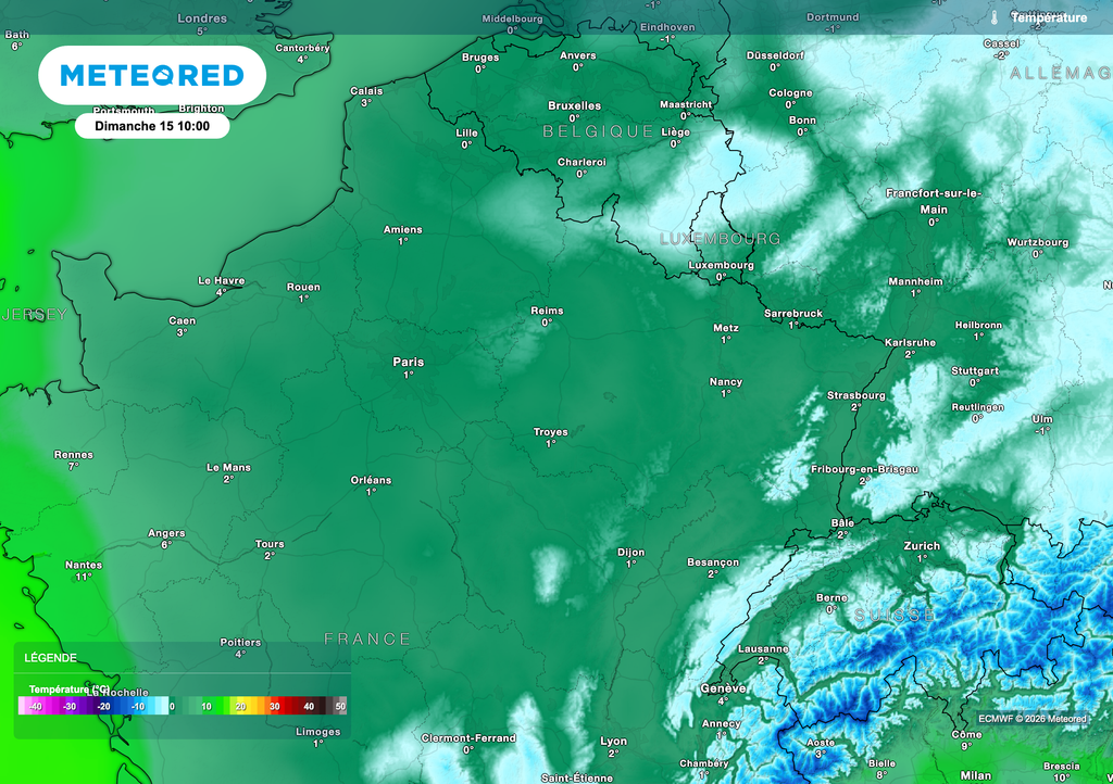 Un froid encore présent mais qui reculera petit à petit au fil des heures de la matinée.