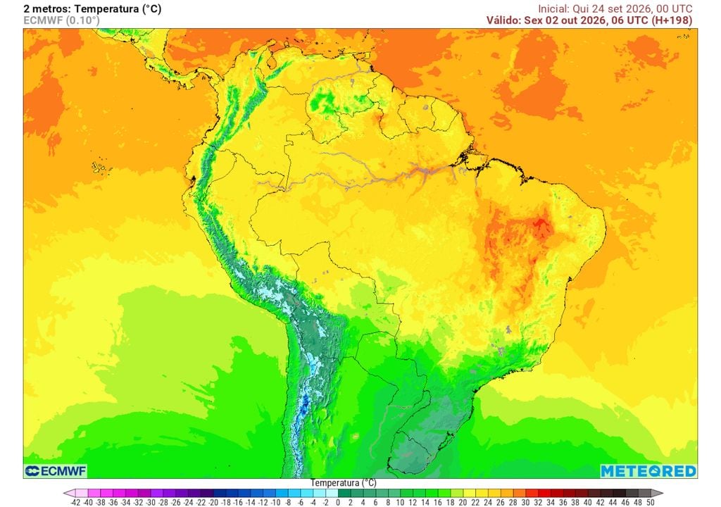 Previsão de temperaturas na próxima sexta-feira durante a madrugada. Previsão de temperaturas na próxima sexta-feira durante a madrugada mostra que há risco de temperaturas abaixo dos 10°C no final da semana que vem, podendo ocasionar geadas pontuais.