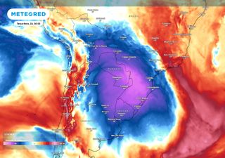 Duas potentes massas de ar polar trazem frio extremo, geadas generalizadas e neve neste final de Junho