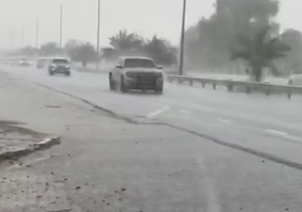 Small planes flew over Dubai, creating lightning in the clouds and increasing rainfall in the region