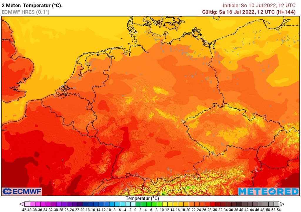 40 grad wochenende hitze