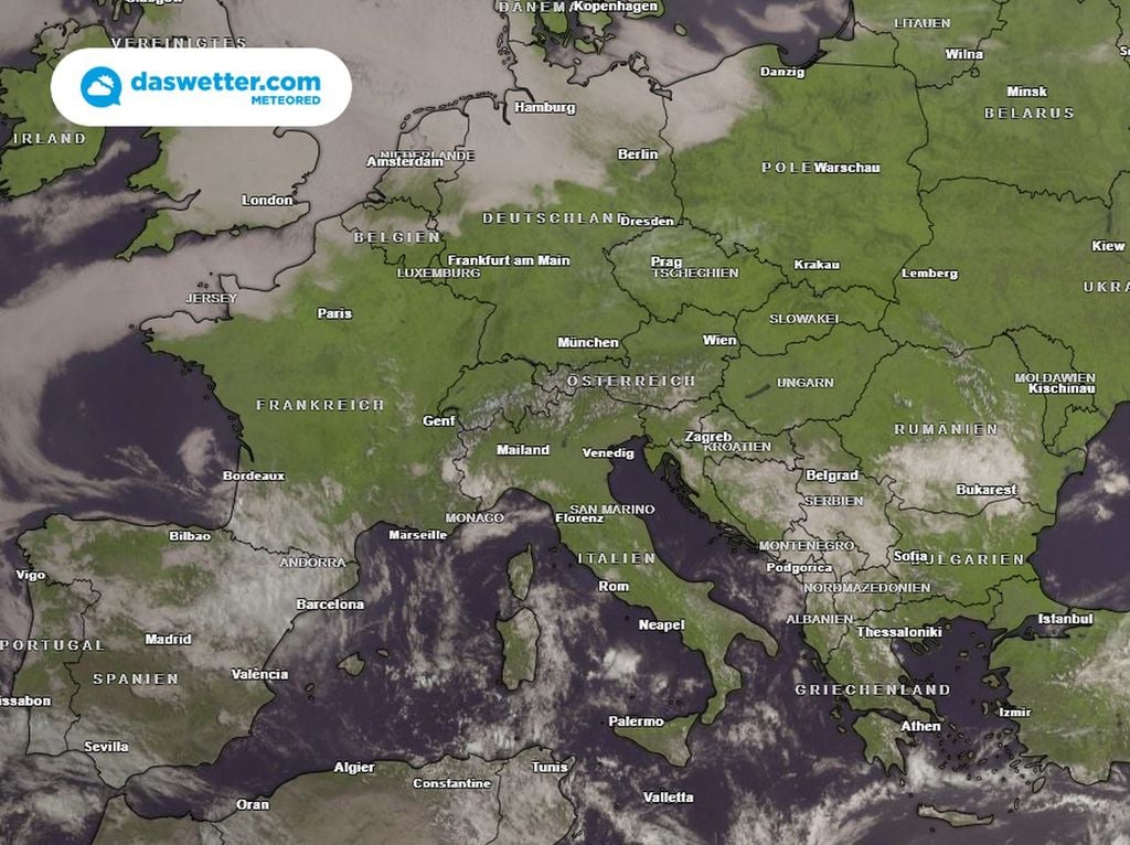 gewitter, süden, europa gewitter, süden, europa