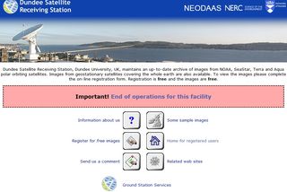Dundee Satellite Receiving Station: fin de operaciones
