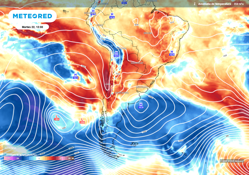 Tiempo Pronóstico clima Argentina frío lluvias ciclogénesis Tiempo Pronóstico clima Argentina frío lluvias ciclogénesis