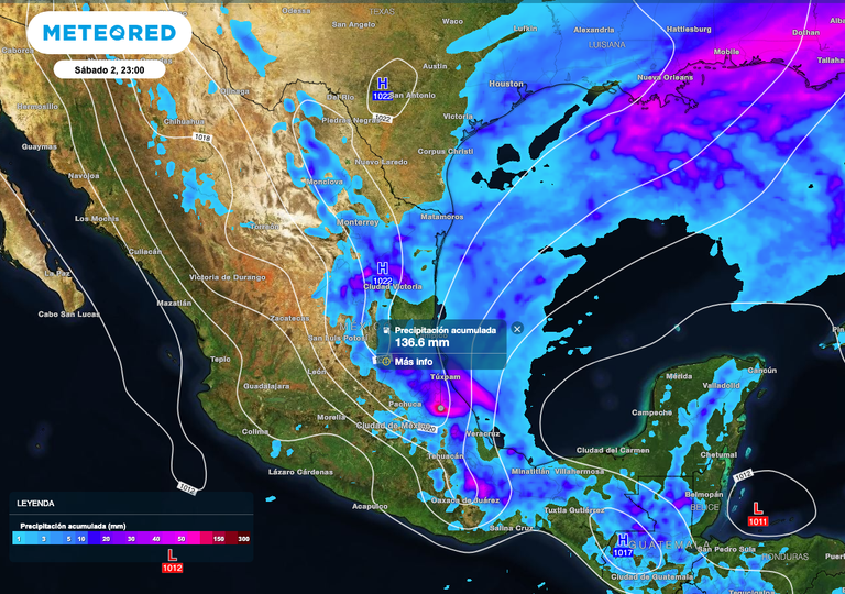 Durante las pr&oacute;ximas horas se preven tormentas, granizadas, enfriamiento y fuertes rachas en varios estados de M&eacute;xico
