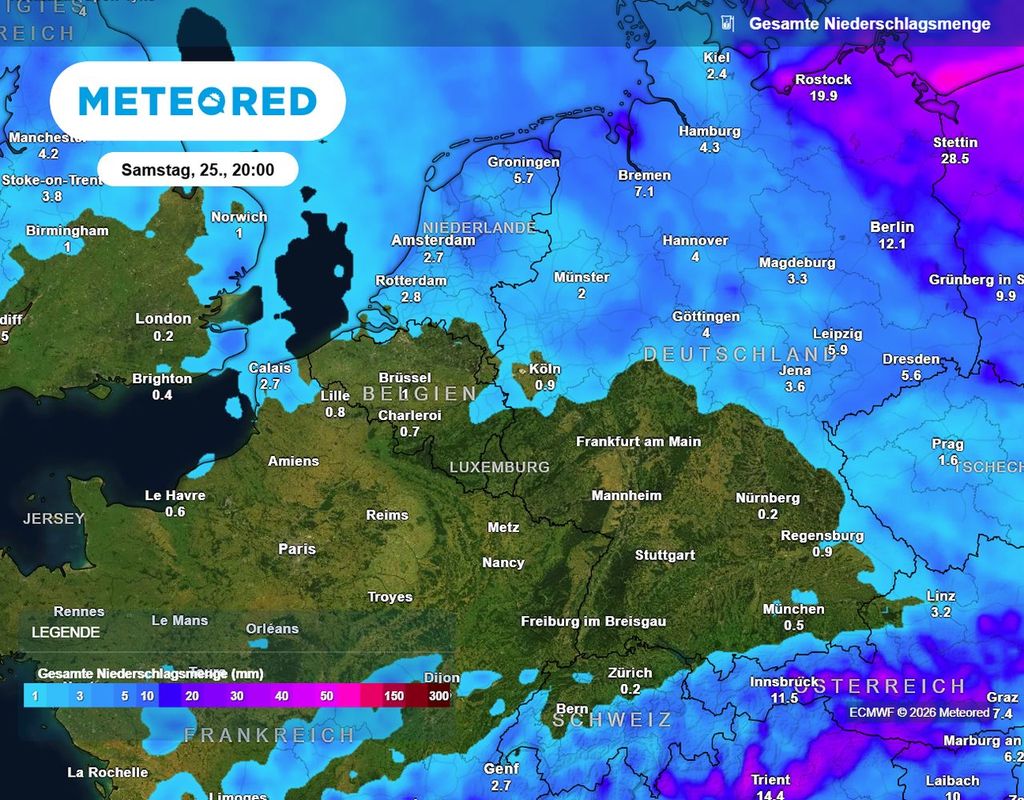dürre, wetter, deutschland Die Regenmengen bis Samstag: In Deutschland sind weiterhin kaum Niederschläge in Sicht.