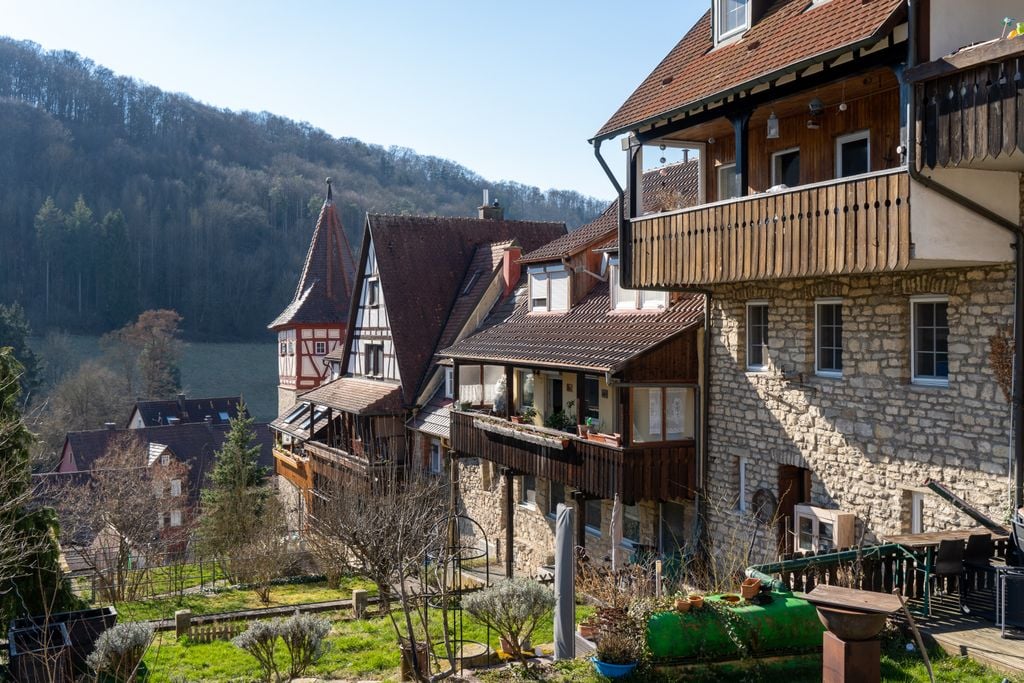 Idyll am Kocher: In Forchtenberg wurde Sophie geboren. Hier wuchsen die Scholl-Kinder auf. Foto: Adobe Stock