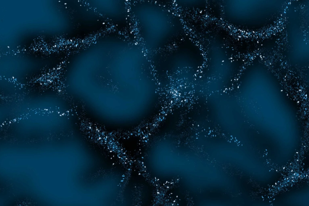 Si las interacciones del universo se están debilitando, la materia oscura y la energía oscura podrían ser solo ilusiones que tenemos cuando observamos el universo. Crédito: Observatorio Vera Rubin