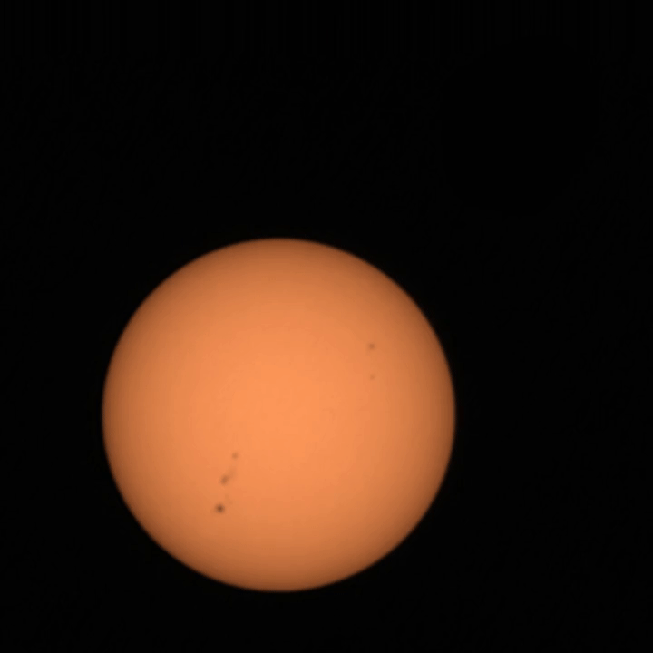 Imágenes de un eclipse desde Marte. Créditos del video: NASA, JPL-Caltech, ASU MSSS, SSI