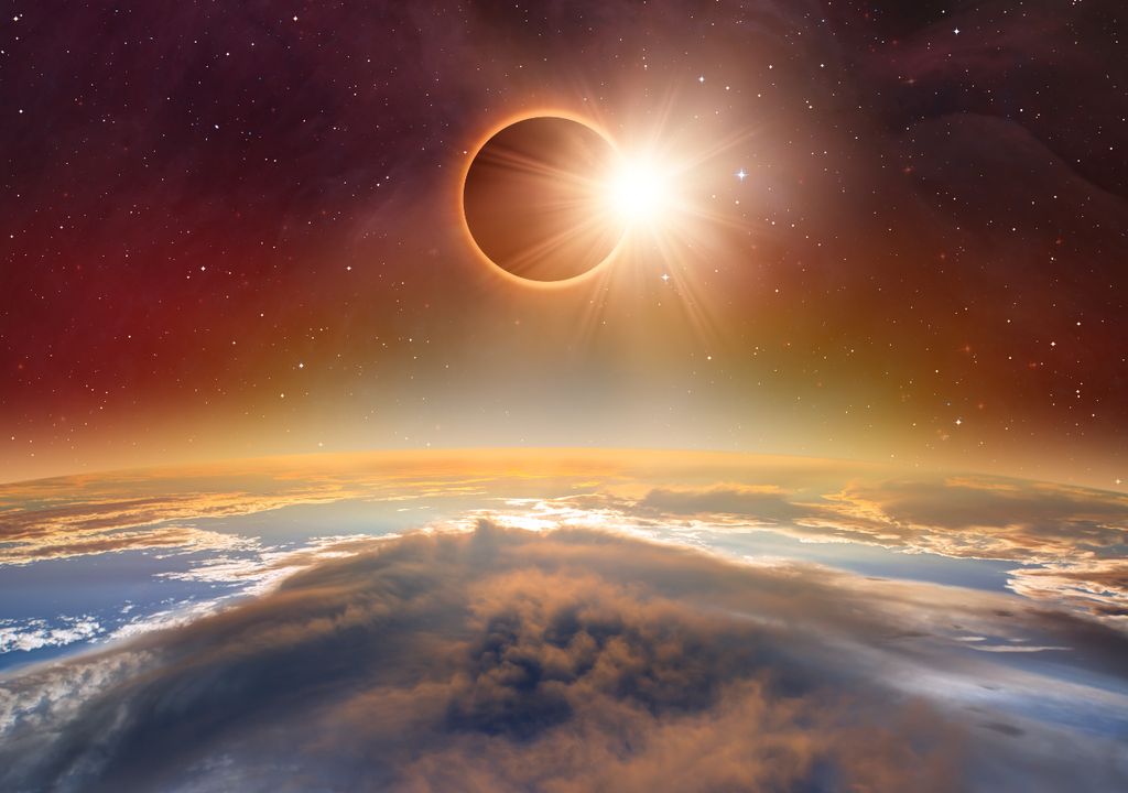 L'éclipse annulaire hybride est un type rare d'éclipse solaire.