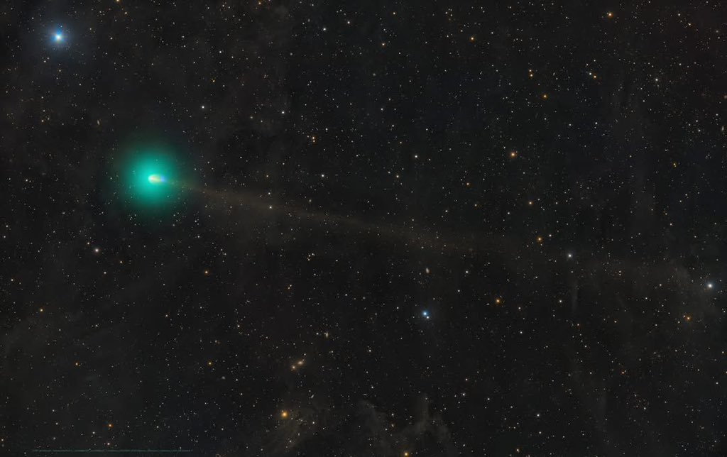 Imagen del cometa 220P/McNaught. Fuente: RRSS Dan Barlett