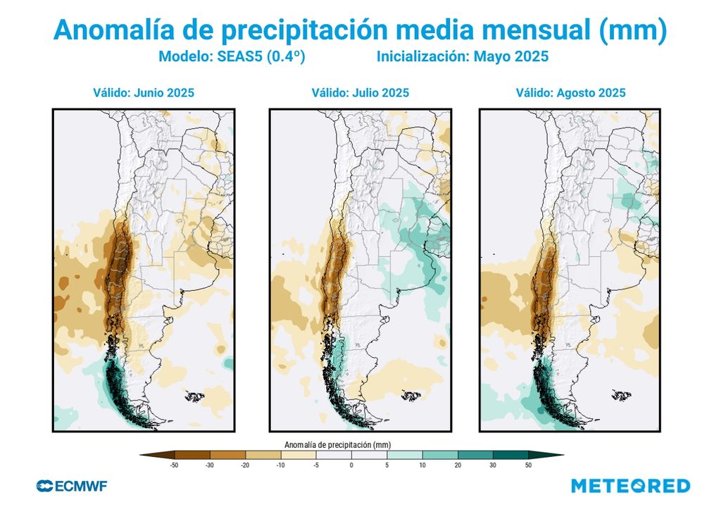 anomalías de precipitación