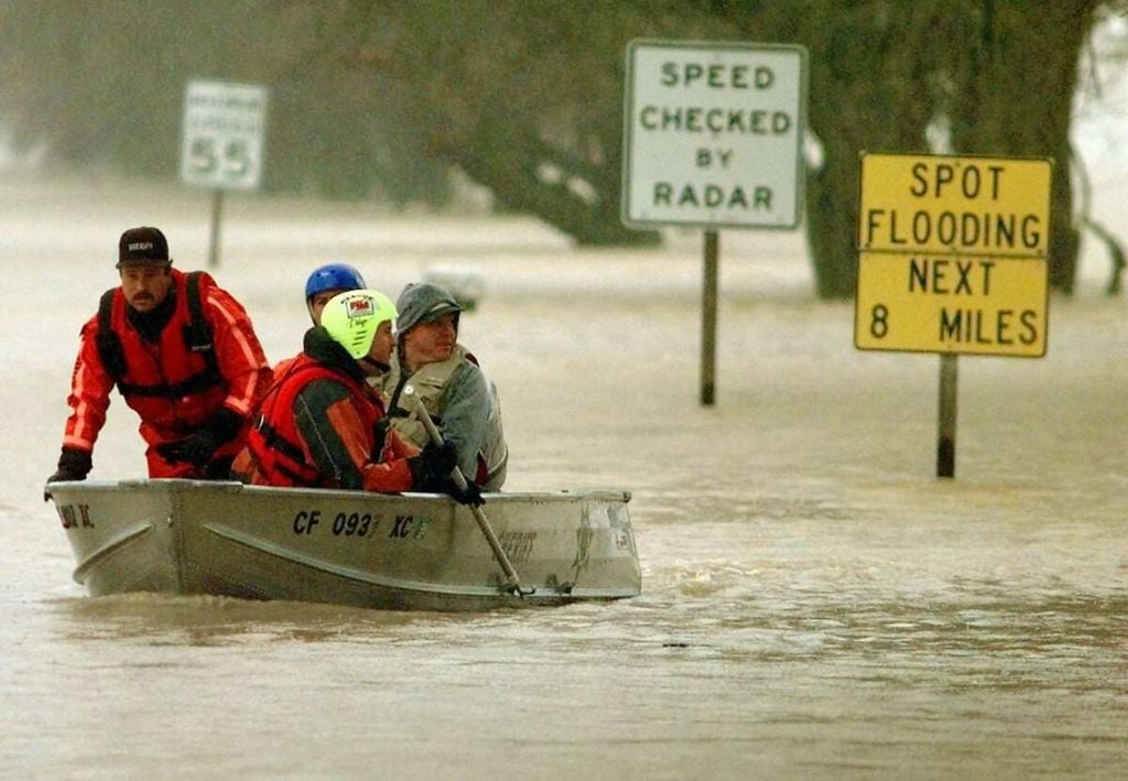 El Niño, Califórnia, enchentes, 1998
