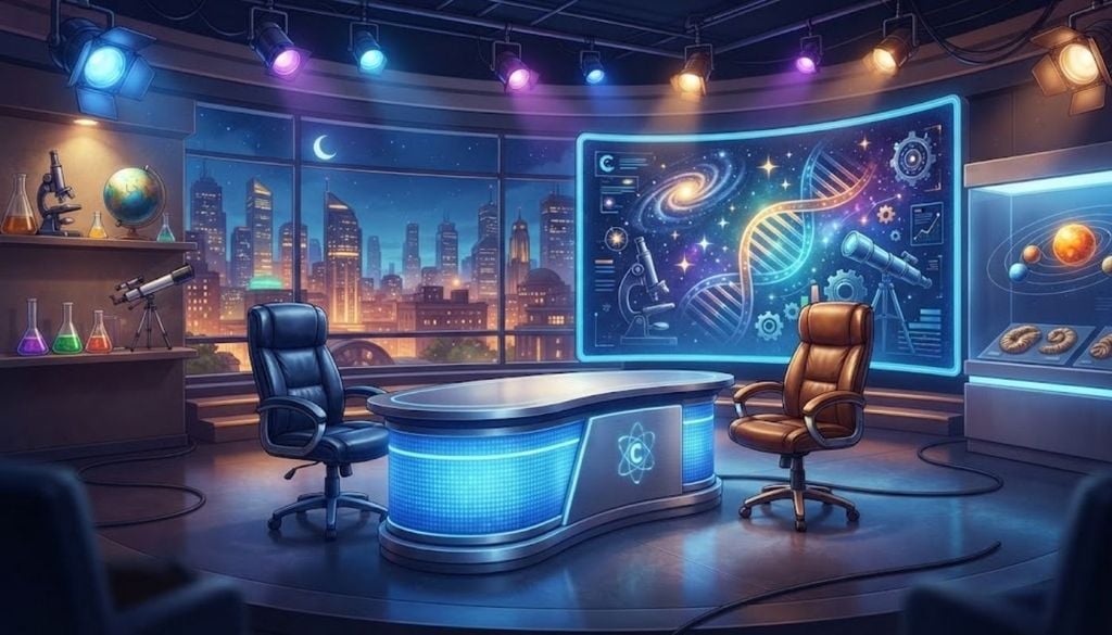 Late de divulgación científica Cada capítulo tendrá dos invitados, experimentos en vivo y el uso de inteligencia artificial como herramienta de apoyo.