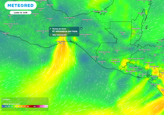 'Efecto tehuantepecano' con rachas de hasta 70 km/h, se observará en la región del Istmo y Golfo de Tehuantepec, en Oaxaca