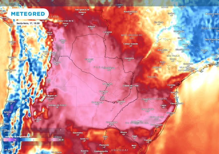 Efeito El Ni&ntilde;o: calor an&ocirc;malo de mais de 10&deg;C atinge 4 pa&iacute;ses vizinhos e 4 estados do Brasil