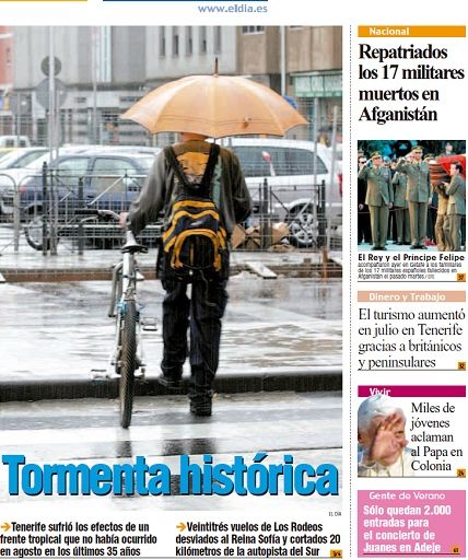 Efemérides Meteorológicas En Canarias Del Siglo Xx Y Xxi: Parte Iv Efemérides Meteorológicas En Canarias Del Siglo Xx Y Xxi: Parte Iv