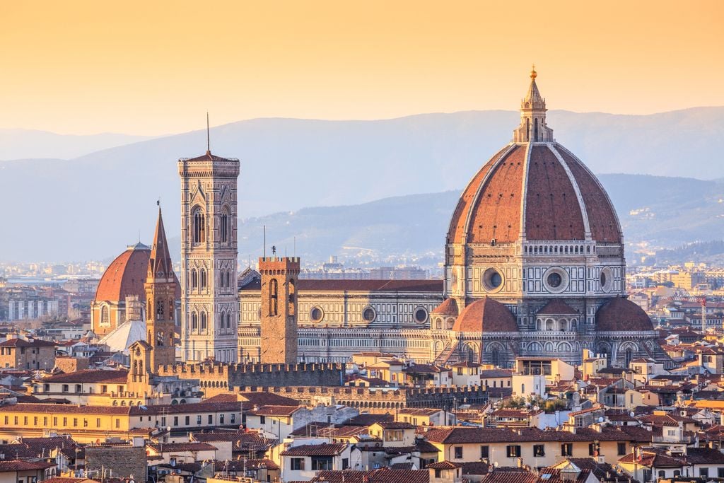 Santa Maria Florenz Weltrekordverdächtig: Die Kuppel von Santa Maria del Fiore in Florenz. Foto: Adobe Stock