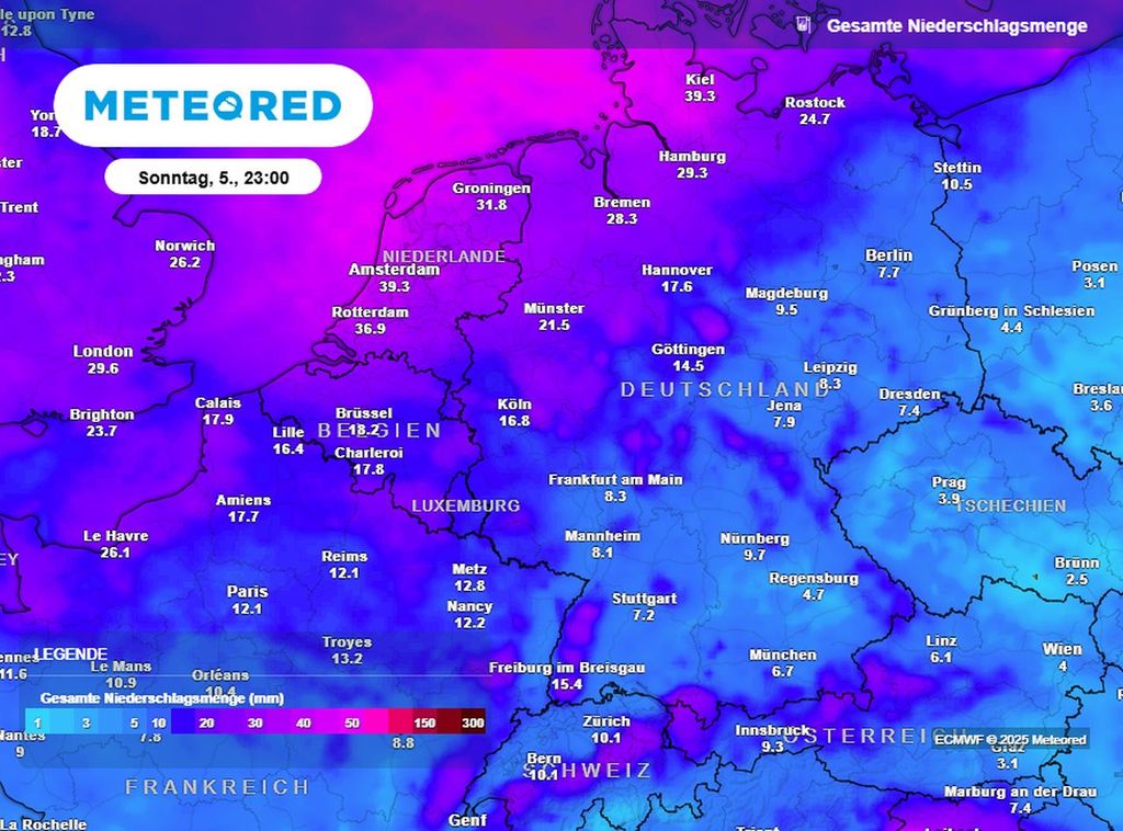 regensummen, wetter, deutschland