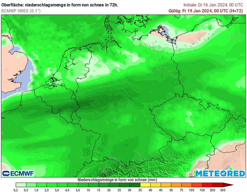 schnee, ecmwf, deutschland