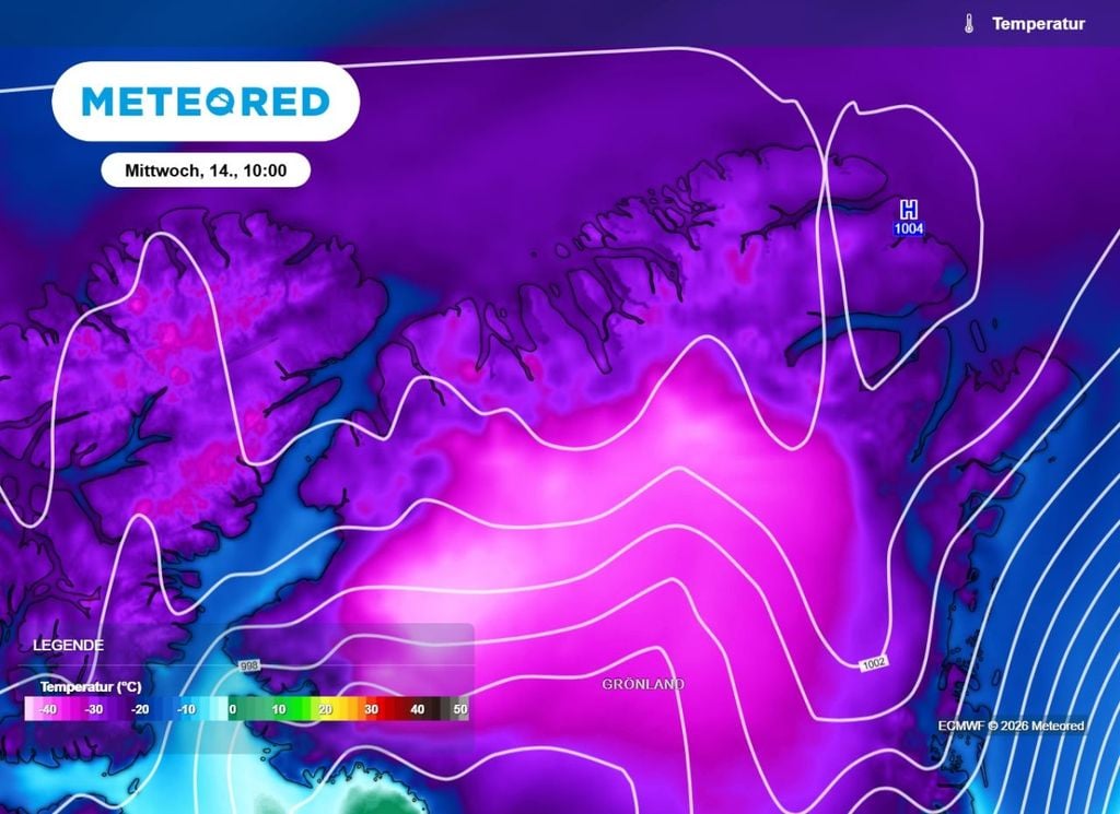 kälte, polarwirbel, grönland Die Kältewelle formiert sich weit oben im hohen Norden. Wann schlägt der Polarwirbel das erste Mal zu?